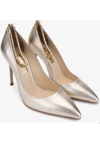 Resim Valmenti Yuki Kadın Gold Hakiki Deri Topuklu Ayakkabı 613 27350 Bn Ayk Y24 Altın 