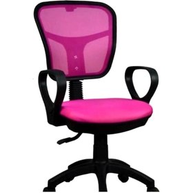 Resim Bengimobilya Çalışma Koltuk Model Poliüretan Pembe Amortisörlü Ortopedik Itina 