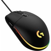 Resim Logitech G203 Kablolu Gaming Mouse + Pad Siyah 