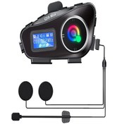 Resim Q58- Max Ipx6 Su Geçirmez Sd Kartlı Siri Destek Eq Ses İnterkom Kask Kulaklığı 