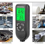Resim Hw-300pro Oto Boya Kalınlık Ölçer 0-2000µm Fe & Nfe Kaplama Kalınlık Test Cihazı 