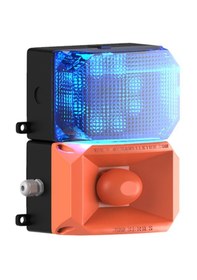 Resim Mesan Küp Led Multifonksiyon 43 Ses Siren Mavi 12-24vdc Ms 222.5.12-24vdc 