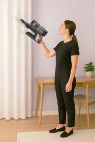 Resim Kiwi Kvc-4040BLF Katlanabilir Şarjlı Bldc Motor Dik Süpürge 