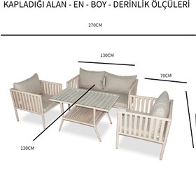 Resim London Oturma Takımı - Kum 