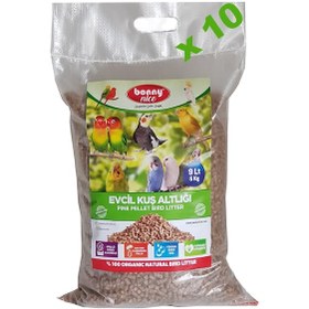 Resim Bonny Nice Kanarya Muhabbet Papağan Kuş Kumu Kafes Altlığı 9 Lx10 