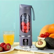 Resim Globalbloom Usb Şarjlı Taşınabilir Mor Blender: Smoothie, Milkshake, Seyahat & Ofis İçin 