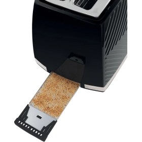 Resim Siyah 2 Dilim Ekmek Kızartma Makinesi, Hızlı ve Pratik Kullanım 