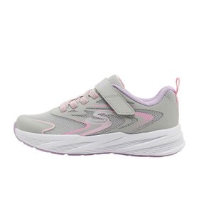Resim Skechers Microspec Tread Kız Çocuk Gri Günlük Ayakkabı 