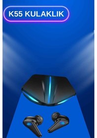 Resim Kadınlar İçin Dokunmatik Ekran Akıllı Saat Ve Gamer Kablosuz Bluetooth Kulaklık Anc Özelliği 