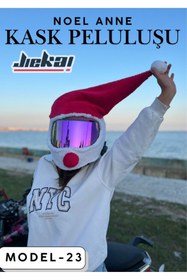 Resim Jiekai MODEL-23 KASK- PELUŞU-KILIFI TEK EBAT NOEL ANNE 