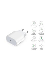 Resim Apple Uyumlu iPad Pro 12.9 inç 6.Nesil 20W Usb-C Girişli Hızlı Şarj Adaptörü-İthalatçı Garantili 