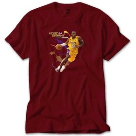 Resim Kobe Brynt 24 Yellow Mamba Kırmızı Tişört Kırmızı 