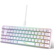 Resim Dancemonkey Hxsj V200 68 Tuşlu Rgb Klavye - Taşınabilir, Mekanik Hissi, Usb Bağlantılı 