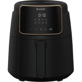 Resim Arçelik 1500 W Yağsız Airfryer - Tek Hazneli, LED Ekran, Dokunmatik Panel, Enerji Tasarrufu Sağlayan ve Kolay Temizlenen 