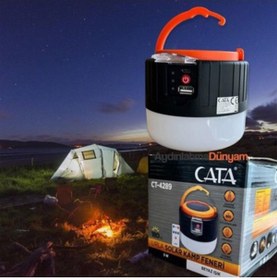 Resim Cata URLA ŞARJLI SOLAR KAMP FENERİ CT-4289 