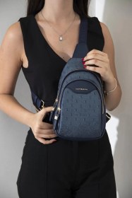 Resim Silver Polo Kadın Bel Çanta 959 Lacivert 