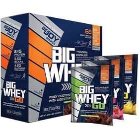 Resim Big Joy Big Whey Go Protein Mix 68 Sachet 2.20 Kg 