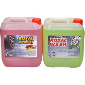 Resim Royal Wash Lastik Parlatıcı 5 kg Jant Temizleyici 5 kg 2 Li Set 