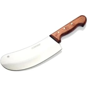 Resim K-Yonlineticaret Bursa Paslanmaz Mutfak Soğan Satırı, Börek Bıçağı No:3, 20 cm - Ahşap Sap 