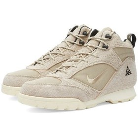 Resim Nike Acg Torre Mid Waterproof Unisex Shoes Bilekli Su İtici Hakiki Deri Trekking Outdoor Ayakkabı Krem Gri 