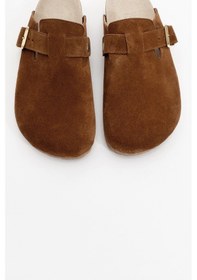 Resim Luvishoes Gons Taba Süet Deri Kadın Terlik Taba 
