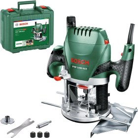 Resim Bosch POF1400 Ace Freze Makinesi, 1400W, Çanta Içinde, Yeşil 