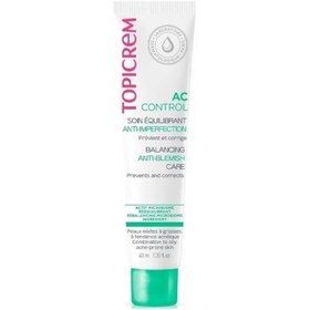 Resim Topicrem AC Control Balancing Anti Blemish Care Leke Karşıtı Bakım Kremi 40ml 