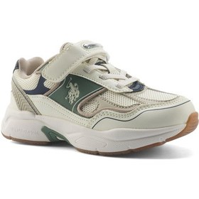 Resim U.s. Polo Assn. Supole 5fx Bej Erkek Çocuk Spor Ayakkabı Bej 