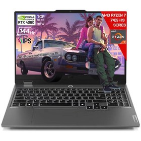 Resim LENOVO LOQ R7 7435HS 8GB 512GB SSD RTX4060/8GB 105W 144Hz FHD 15.6" 