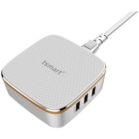 Resim Tsmart 6 Usb Çıkışlı Qualcomm Hızlı Şarj Cihazı 