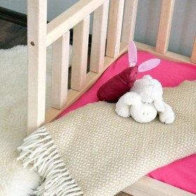 Resim Köşk Mobilya Montessori Karyola Çatılı Yerden Model 90x190 