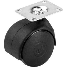 Resim Adilon Ofis Koltuk Dolap Etejer 360 Derece Döner Tablalı, Plastik Mobilya Tekerleği 40 Mm 10 Adet 