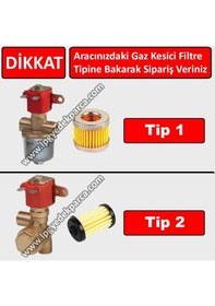 Resim Atiker Gold Tekli Filtre + Gaz Kesici Filtre ve Contalarıyla Yeni Tip Gaz Kesici 