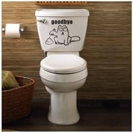Resim TSC Wc Klozet için Good By Sticker Yapıştırma Model1 