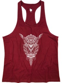 Resim BLUU Owl Fitness Gym Tank Top Sporcu Atleti 