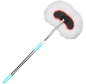 Resim Creatorally Araba Yı Fırçası Yumuşak Kıl Toz Giderme Yı Paspas Temizleme Aracı Teleskopik Saplı Arabalar Için Rv Kamyon Pencereler (Yurt Dışından) 