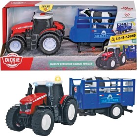 Resim Dickie Massey Ferguson Animal Trailer SMB-203734003 