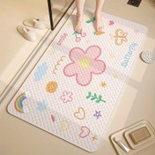 Resim Karikatür Küvet Matı, Kaymaz Küvet Matı, Kaymaz Küvet Matı, Eğlenceli ve Güvenli Banyo Deneyimi İçin, Emici Kupalarla Banyo Zemininde Duş Matı. 