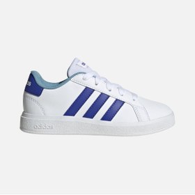 Resim adidas Grand Court 2.0 K Beyaz Erkek Çocuk Tenis Ayakkabısı Hp8908 