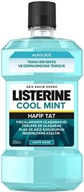 Resim listerine breath freshening ağız bakım ürünü, cool mint, hafif tat, 500ml (4 paketi) 