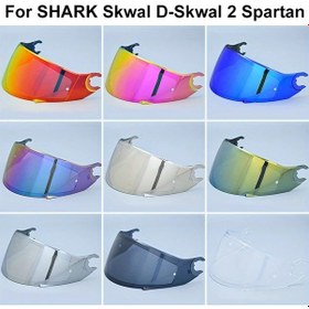 Resim Chuangyinshop Shark D Skwal 2 Tam Yüz Revo Red Yedek Vizör Lens Aksesuarı Spartan Kaporta Camı 