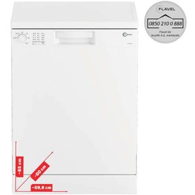 Resim Flavel FLV5001 BM 5 Programlı Bulaşık Makinesi 