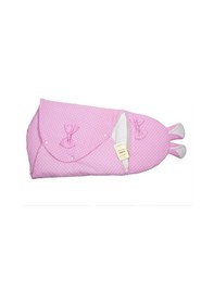 Resim Nursubaby Pembe Puantiyeli Kundak Battaniye Modeli - Pembe Puantiyeli Pembe 