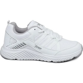 Resim Jump 24865 Beyaz - Gümüş Rengi Erkek Sneaker Günlük Spor Ayakkabı 