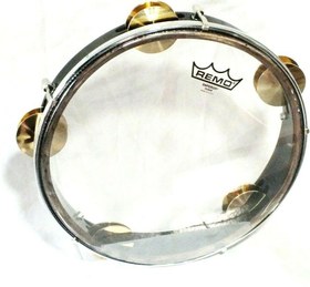 Resim Tambourine W/ Cymbal Tef Def Marine Doyra Dayereh Riq 