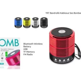 Resim Gunkes Subzero Sb50 Sound Bomb Çoklu Bağlantılı Kablosuz Mini Hoparlör 