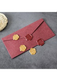 Resim 10 Adet Yuvarlak Mühür Mumu Doğum Günü Kartı Mühür Dekorasyon Hediye Davetiye El Hesabı Kabartmalı Yangın Cila Mühür Balmumu Damga 