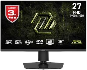 Resim MSI 27 MAG 272PF X24, Gaming Monitör, FHD, 16:9 Flat, Rapid IPS, 240Hz, 0.5ms (GTG) Adaptive-Sync, Pivot 