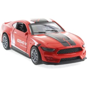 Resim Die Cast Çek Bırak Metal Kırmızı Yarış Arabası 