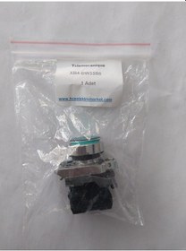 Resim Telemenique yeşil sıva altı eksiksiz ışıklı Buton Ø22 yaylı dönüş 